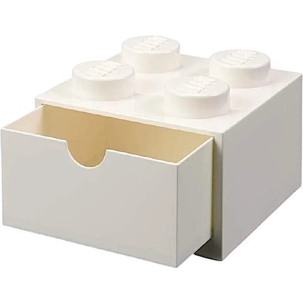 LEGO Desk Drawer 4 Knob White