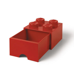 LEGO Drawer 4 Knobs Red