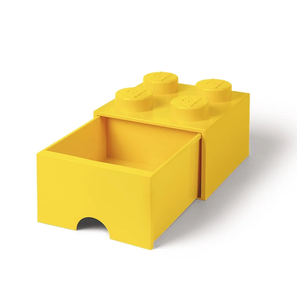 LEGO Drawer 4 Knobs Yellow